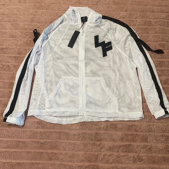 LF The Brand Mesh Varsity Full Zip Athletic Jacket - Picture 1 of 3